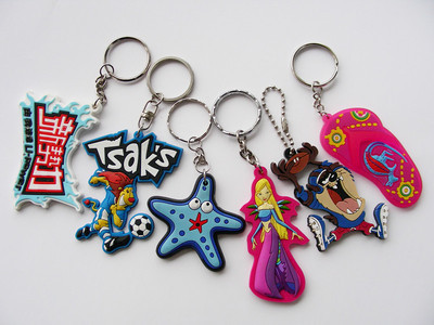 【【廠家直銷】精美PVC鑰匙扣(時(shí)尚促銷禮品)】?jī)r(jià)格,廠家,圖片,鑰匙飾品、掛件,廣州恩燁商貿(mào)-