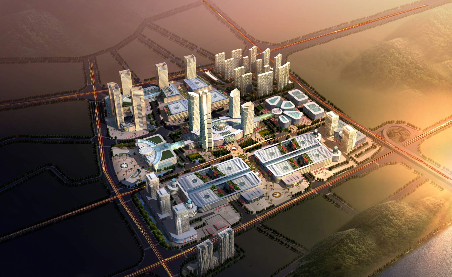 探索現代商貿城3DMAX模型 設計與應用指南